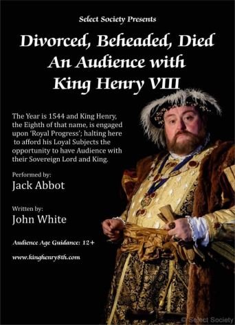 Audience with King Henry 8th Flyer